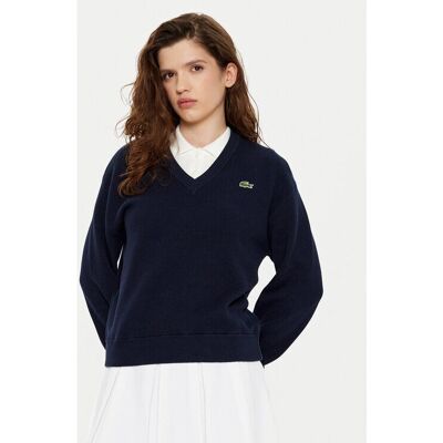 Lacoste V-Ausschnitt marine - Pullover - Lässig Lacoste V-Ausschnitt marine - Pullover - Lässig