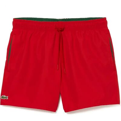 Czerwone kąpielówki Lacoste - Stroje plażowe Czerwone kąpielówki Lacoste - Stroje plażowe