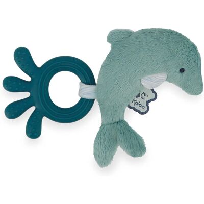 Kaloo Modello Anello da Dentizione Delfino - Anello in Silicone per Neonato Kaloo Modello Anello da Dentizione Delfino - Anello in Silicone per Neonato