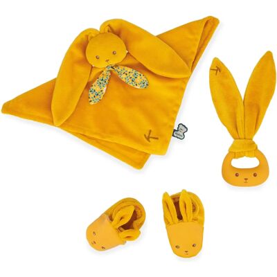 Coffret Cadeau Kaloo Lapinoo Ocre - Ensemble pour bébé Coffret Cadeau Kaloo Lapinoo Ocre - Ensemble pour bébé
