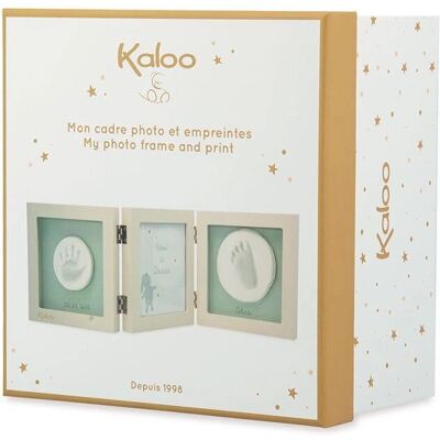 Cadre Photo et Empreintes Bébé Kaloo - Souvenir - Publicité Cadre Photo et Empreintes Bébé Kaloo - Souvenir - Publicité