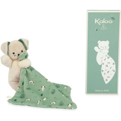 Kaloo Grüner Hund 18cm Kuscheltuch - Doudou Kaloo Grüner Hund 18cm Kuscheltuch - Doudou