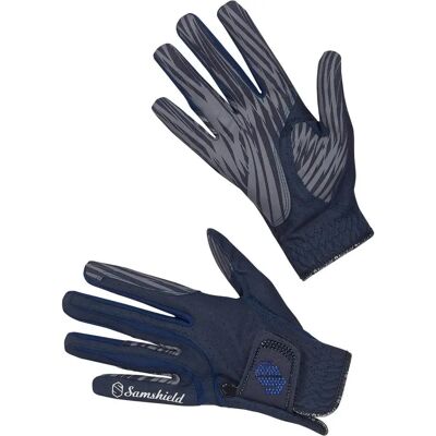 Samshield - V-Skin Crystal - Blau - 7.5 - Reithandschuhe Samshield - V-Skin Crystal - Blau - 7.5 - Reithandschuhe