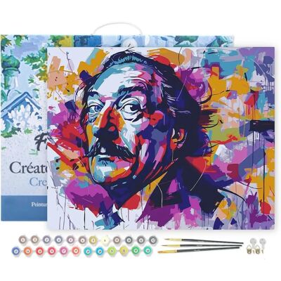 Kit de Peinture Numéros Figuredart avec Cadre 40x50cm - Publicité Kit de Peinture Numéros Figuredart avec Cadre 40x50cm - Publicité