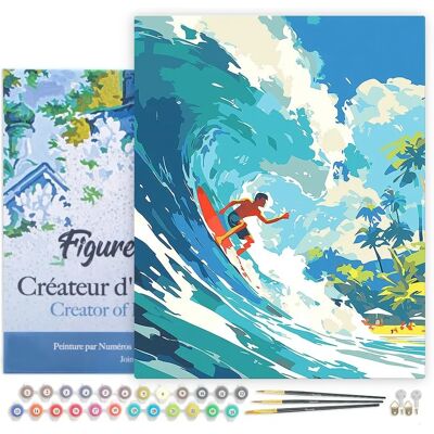 Figuredart Surf Hawaii 40x50cm - Verfset Figuredart Surf Hawaii 40x50cm - Verfset