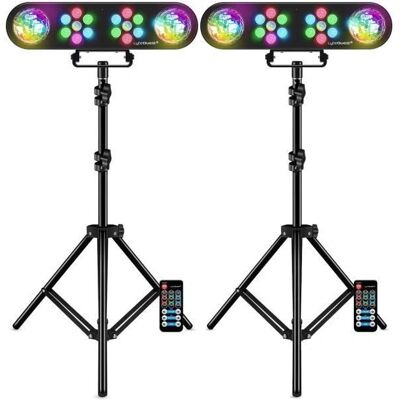 LyteQuest - Rainbow Portiques - LED Bars 14x1W - Publicité LyteQuest - Rainbow Portiques - LED Bars 14x1W - Publicité