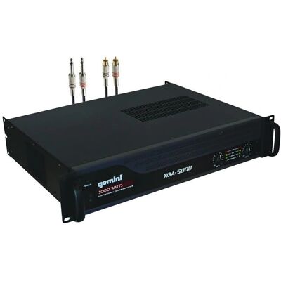 Gemini - XGA5000 - 4 ohm 2x550W - Pont 1100W - Publicité Gemini - XGA5000 - 4 ohm 2x550W - Pont 1100W - Publicité