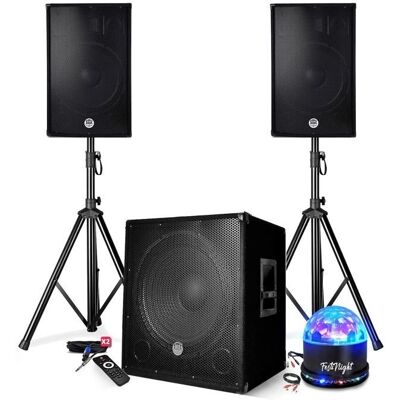 BM SONIC - BMS-1515 - 2500W - DJ 15 pouces Subwoofer - Pack sono - Publicité BM SONIC - BMS-1515 - 2500W - DJ 15 pouces Subwoofer - Pack sono - Publicité