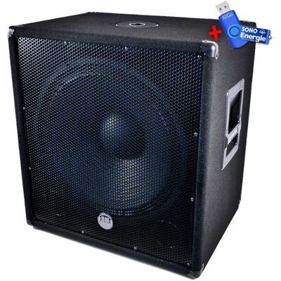 BM SONIC - BMS-18-A - 46cm - 1200W - Subwoofer - Publicité BM SONIC - BMS-18-A - 46cm - 1200W - Subwoofer - Publicité