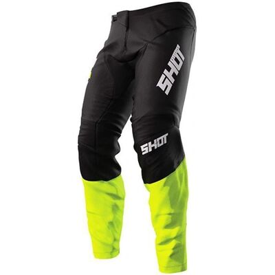 Pantalon Cross Shot Reflex Jaune Fluo - Motocross - Publicité Pantalon Cross Shot Reflex Jaune Fluo - Motocross - Publicité