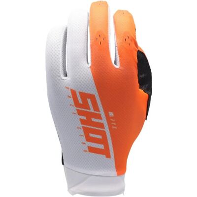 Gants de Cross Shot Lite Neon Orange - Équipement Shot Race - Publicité Gants de Cross Shot Lite Neon Orange - Équipement Shot Race - Publicité