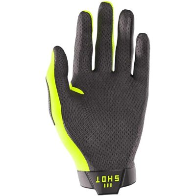 Unisex Shot Lite Motocross-Handschuhe - Schwarz Gelb - M L Unisex Shot Lite Motocross-Handschuhe - Schwarz Gelb - M L