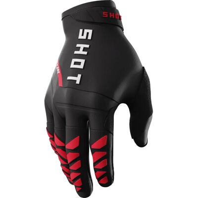 Gants de motocross Shot Core - Noir Rouge - 4XL - Publicité Gants de motocross Shot Core - Noir Rouge - 4XL - Publicité