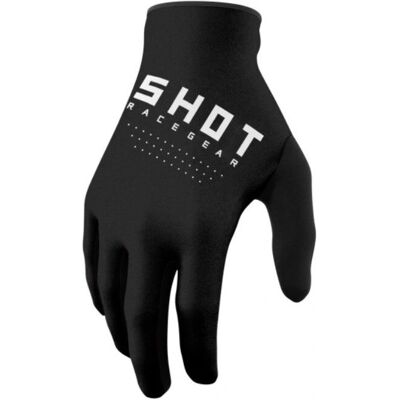 Guantes de Motocross Shot Raw - Negro - 4XL - Unisex Guantes de Motocross Shot Raw - Negro - 4XL - Unisex