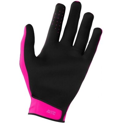 Guantes de Motocross Shot Raw - Negro Rosa - S M - Unisex Guantes de Motocross Shot Raw - Negro Rosa - S M - Unisex