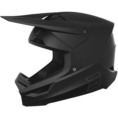 Casco Shot Race Solid Nero 2XL - Attrezzatura da Motocross Casco Shot Race Solid Nero 2XL - Attrezzatura da Motocross