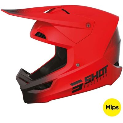 Casque Shot Race Raw Rouge Léger - Casque de Moto - Publicité Casque Shot Race Raw Rouge Léger - Casque de Moto - Publicité