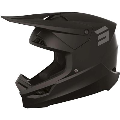 Casco da Motocross Shot Furious Solid Nero Unisex - Casco da Motocross Casco da Motocross Shot Furious Solid Nero Unisex - Casco da Motocross
