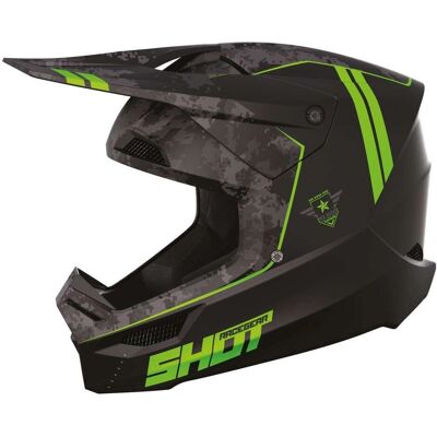 Casco Shot Furious Army Verde XL - Casco Casco Shot Furious Army Verde XL - Casco
