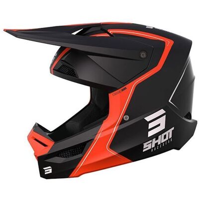 Casco Cross Enduro Shot FURIOUS REFLEX Arancio XL Casco Cross Enduro Shot FURIOUS REFLEX Arancio XL