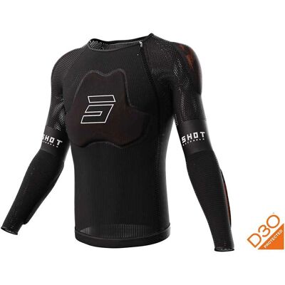 Shot Race Gear D3O Attrezzatura Protettiva Nera - Motocross Shot Race Gear D3O Attrezzatura Protettiva Nera - Motocross