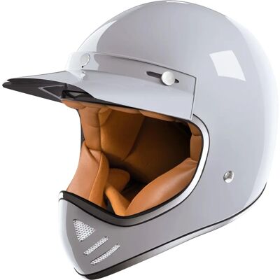 Casque Stormer Crossroad Nardo Brillant - Moto Vintage ECE 2205 - Publicité Casque Stormer Crossroad Nardo Brillant - Moto Vintage ECE 2205 - Publicité