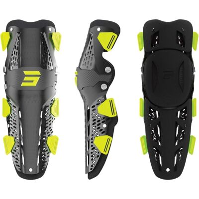 Ginocchiere Shot Airflow - Nero Giallo - Taglia unica - Unisex Ginocchiere Shot Airflow - Nero Giallo - Taglia unica - Unisex
