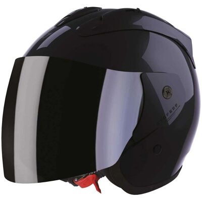 Casque Jet Stormer Sun Evo 2.0 - Noir - Publicité Casque Jet Stormer Sun Evo 2.0 - Noir - Publicité
