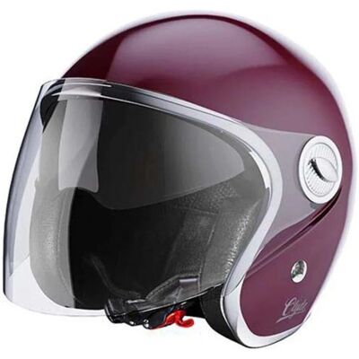 Casque Jet Stormer Clyde Bourgogne Style Vintage - Jet Helmet - Publicité Casque Jet Stormer Clyde Bourgogne Style Vintage - Jet Helmet - Publicité