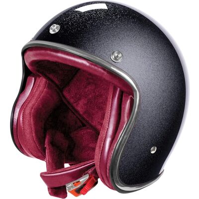 Casque Moto Stormer Quartz - Style vintage, Finition métal, Doublure en cuir - ECE 22.06 - Publicité Casque Moto Stormer Quartz - Style vintage, Finition métal, Doublure en cuir - ECE 22.06 - Publicité