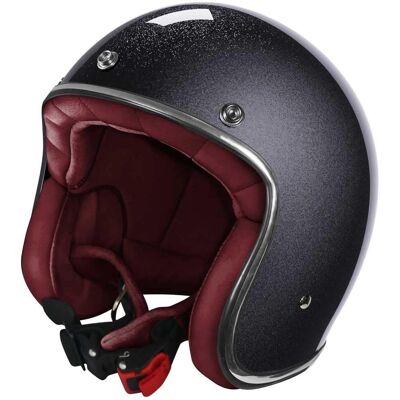 Casque Jet Stormer Quartz - Glitter Noir - Publicité Casque Jet Stormer Quartz - Glitter Noir - Publicité