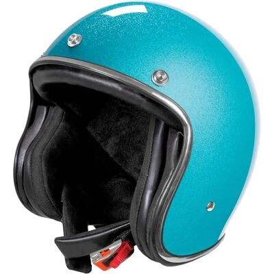 Casque Jet Stormer Quartz Turchese Lucido - Casque de Moto - Publicité Casque Jet Stormer Quartz Turchese Lucido - Casque de Moto - Publicité