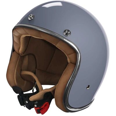Casco Jet Stormer Quartz - Estilo Vintage, 2 Tamaños de Casco y EPS, Forro de Cuero - Casco de Moto Casco Jet Stormer Quartz - Estilo Vintage, 2 Tamaños de Casco y EPS, Forro de Cuero - Casco de Moto