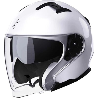Casco Moto Jet Stormer RIVAL Blanco Nacarado - ECE 06 Aprobado Casco Moto Jet Stormer RIVAL Blanco Nacarado - ECE 06 Aprobado