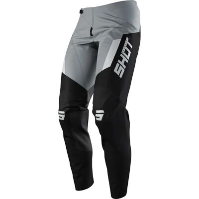 Pantalon de Motocross Shot Contact Chase - Noir Gris - 28 - Publicité Pantalon de Motocross Shot Contact Chase - Noir Gris - 28 - Publicité