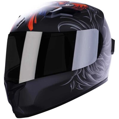 Casque Intégral Stormer Wise Fear - bleu-jaune - ECE 22.06 - Publicité Casque Intégral Stormer Wise Fear - bleu-jaune - ECE 22.06 - Publicité