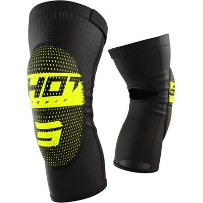 Protettori Ghiandola Shot Race Gear - Giallo Neon - Leggeri, Ventilati, Regolabili - Protezioni Ginocchio Protettori Ghiandola Shot Race Gear - Giallo Neon - Leggeri, Ventilati, Regolabili - Protezioni Ginocchio