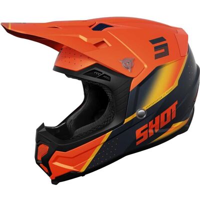 Casco Cross Leggero Shot Honor con MIPS - Arancione - 2XL Casco Cross Leggero Shot Honor con MIPS - Arancione - 2XL