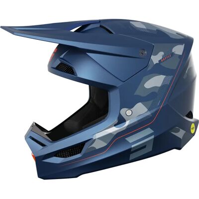 Casque Shot Race Bleu Mat M - Cross, MIPS, Léger - Publicité Casque Shot Race Bleu Mat M - Cross, MIPS, Léger - Publicité