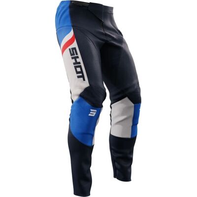 Pantalon de motocross Shot Contact Bleu Blanc 30 - pantalon de motocross - Publicité Pantalon de motocross Shot Contact Bleu Blanc 30 - pantalon de motocross - Publicité