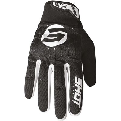 Guanti Neri Shot Race Gear - Guanti Cross - Guanti da Motocross Guanti Neri Shot Race Gear - Guanti Cross - Guanti da Motocross