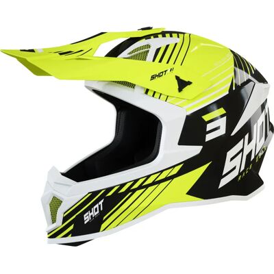 Casque de Motocross Shot Lite Fury - Noir et Jaune - S - Publicité Casque de Motocross Shot Lite Fury - Noir et Jaune - S - Publicité