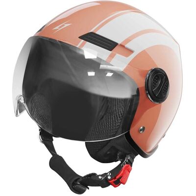 Casco Moto Leggero Arancione Stormer - Casco Moto Casco Moto Leggero Arancione Stormer - Casco Moto