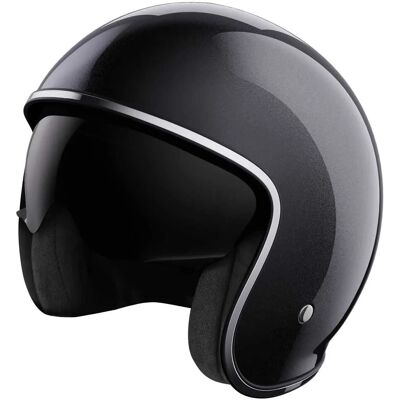 Casque Jet Stormer Prime - Style Vintage, Doublure en Cuir, Visère - Casque - Publicité Casque Jet Stormer Prime - Style Vintage, Doublure en Cuir, Visère - Casque - Publicité