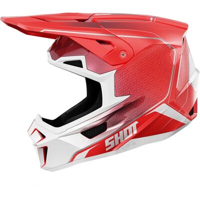 Casco Cross Shot Race Gear - Rosso - Leggero, Resistente agli Urti Casco Cross Shot Race Gear - Rosso - Leggero, Resistente agli Urti