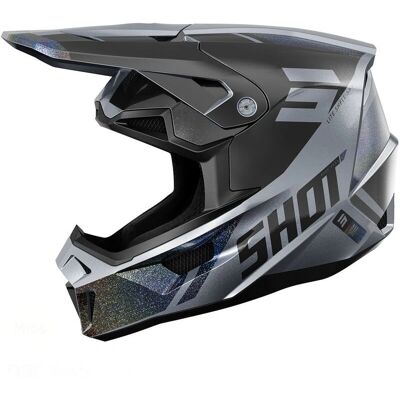 Casco de Cross Shot Lite Ultra Holográfico Purpurina - Crosshelm Casco de Cross Shot Lite Ultra Holográfico Purpurina - Crosshelm