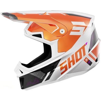 Casco Shot Lite Ultra Arancione - Casco da Motocross Leggero Casco Shot Lite Ultra Arancione - Casco da Motocross Leggero