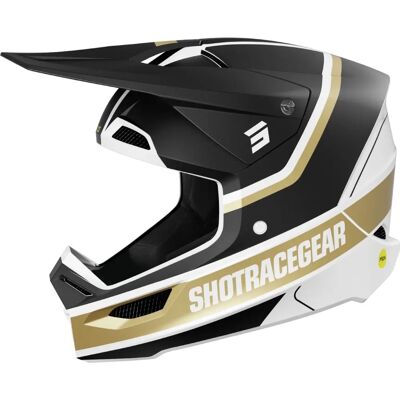 Casco Cross Mythic Shot Race Nero Oro S Casco Cross Mythic Shot Race Nero Oro S