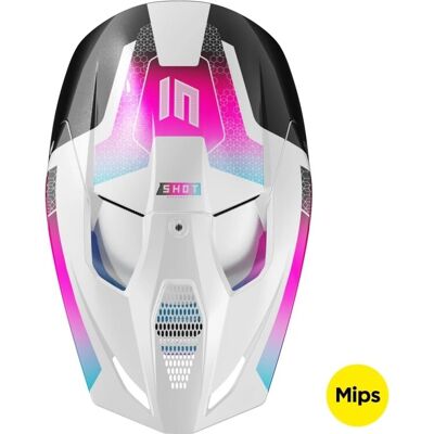 Casco Shot Race Phaser Nero-Blu-Rosa - Casco Casco Shot Race Phaser Nero-Blu-Rosa - Casco