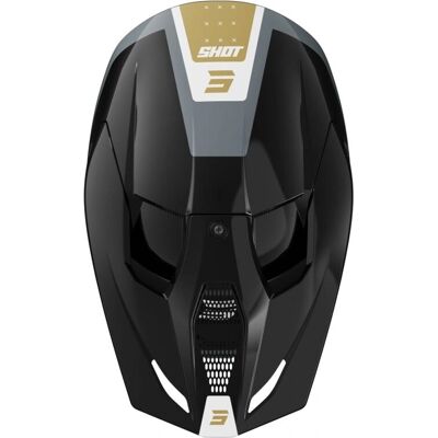 Casque Cross Shot Furious League - Noir-Or - Certifié ECE 2206 - Publicité Casque Cross Shot Furious League - Noir-Or - Certifié ECE 2206 - Publicité
